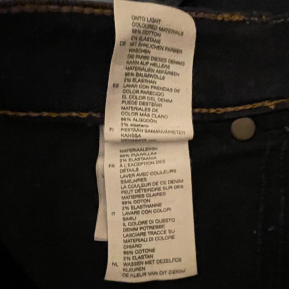 NWOT & Other Stories High Waisted Exposed Button Fly Wide Jeans Size 27 - Picture 11 of 12